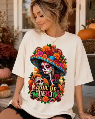 vectores plantilas CATRINA,DÍA DE MUERTOS,HALLOWEEN,FESTEJO,
